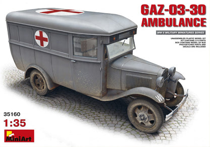 MiniArt GAZ-03-30 Ambulance - 35160 box art