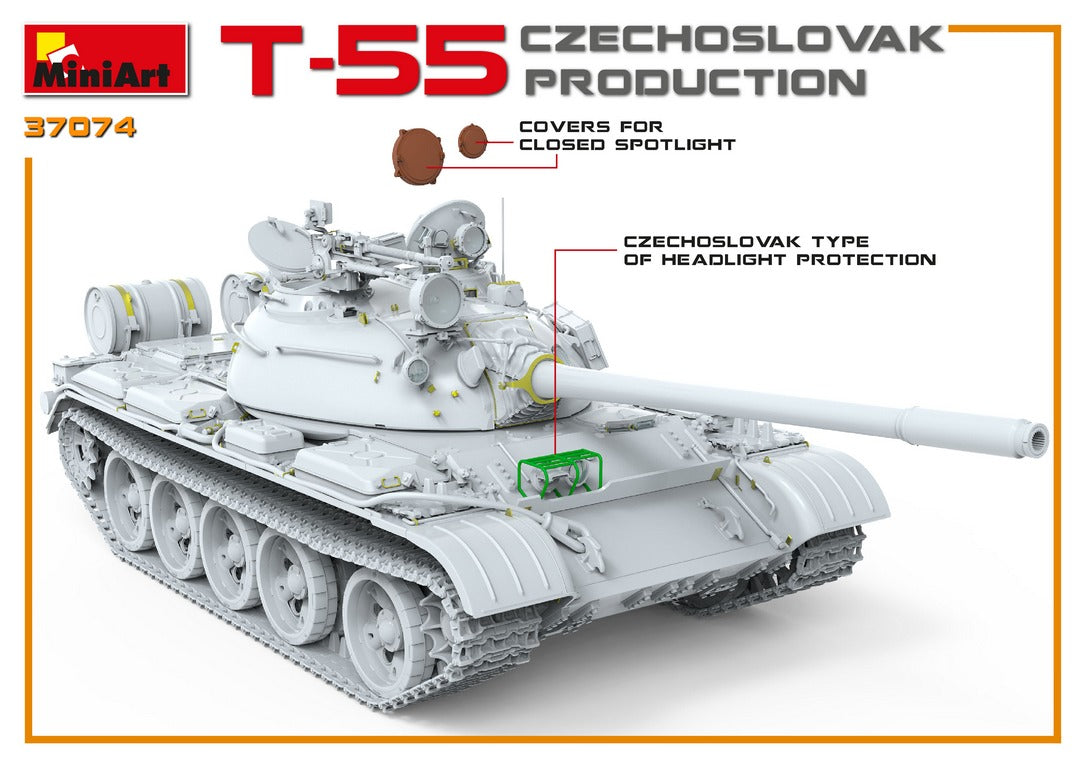 MiniArt 1/35 Military - T-55 Czechoslovak Prod - 37074
