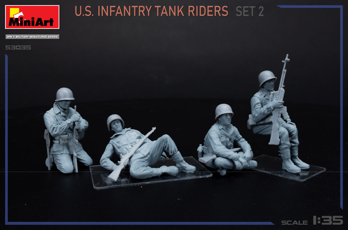 MiniArt 1/35 Military - US Infantry Tank Riders Set 2 - 53035
