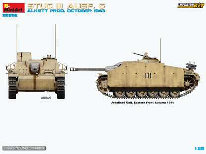 MiniArt 1/35 Military - StuG III Ausf. G Oct '43 Alkett Prod INT Kit - 35352