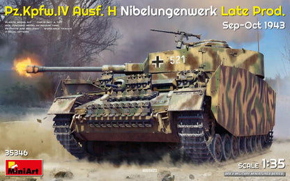 MiniArt Pz.Kpfw.IV Ausf H Nibelungenwerk Late Prod - 35346 box art