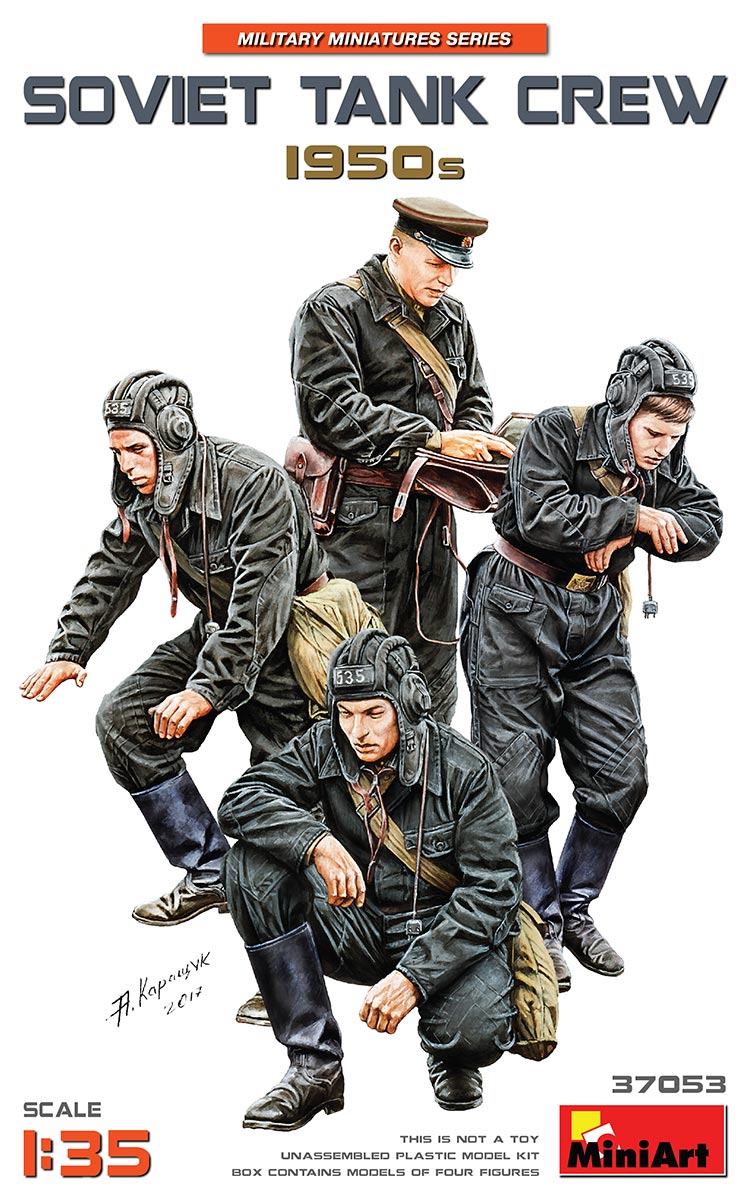 MiniArt Soviet Tank Crew 1950's - 37053 box art
