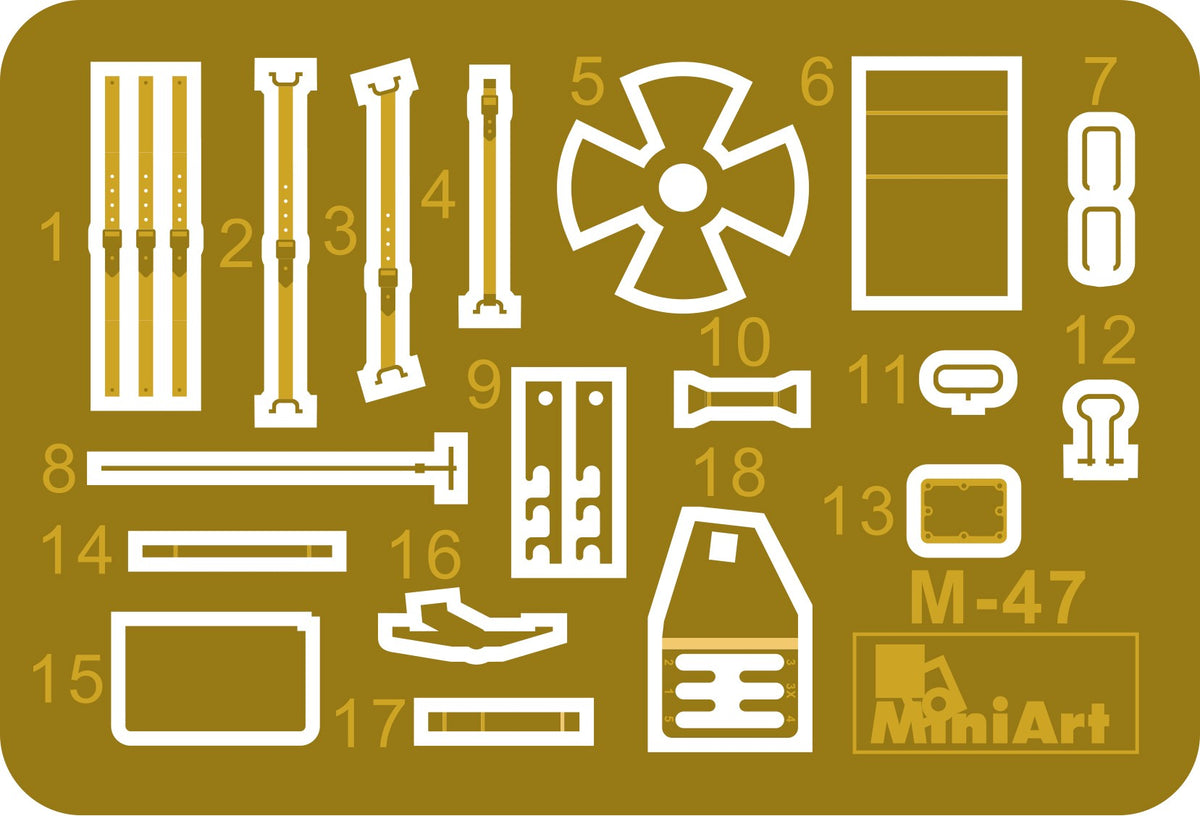 MiniArt 1/35 Military - T-55A Late Mod. 1965 Interior Kit - 37022