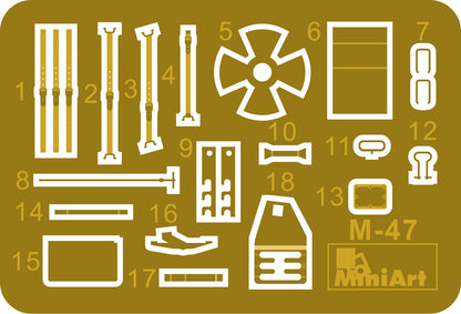 MiniArt 1/35 Military - T-55A Late Mod. 1965 Interior Kit - 37022