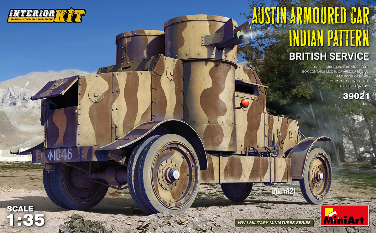 MiniArt Austin Armored Car (Indian / British) - 39021 box art