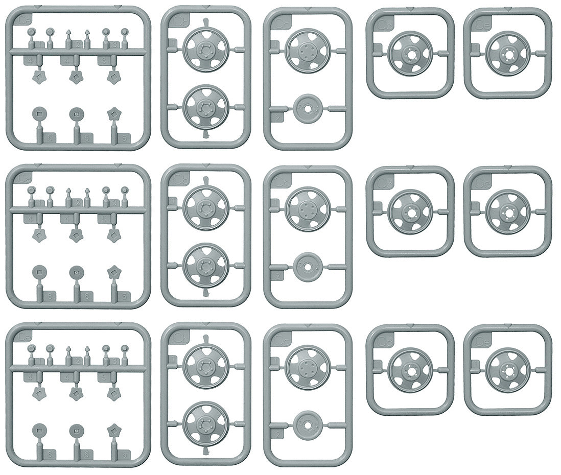 MiniArt 1/35 Military - GAZ-AAA Family Wheels Set - 35112