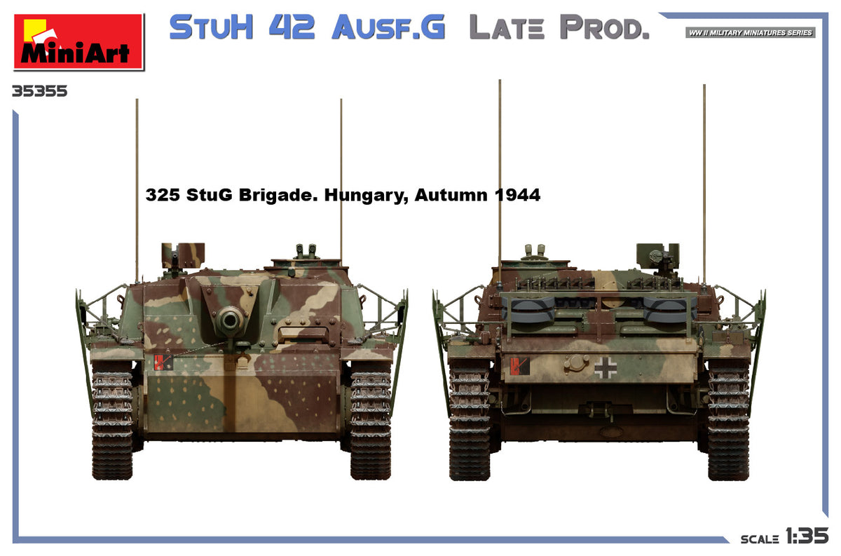 MiniArt 1/35 Military - StuH 42 Ausf G Late Prod - 35355