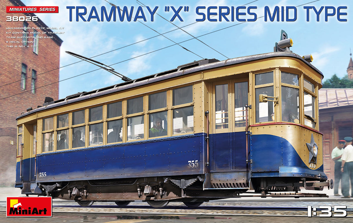 MiniArt Tramway X-Series Mid Type - 38026 box art