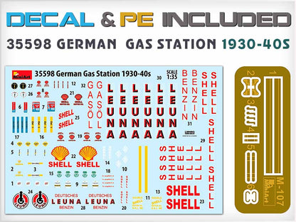 MiniArt 1/35 Military - German Gas Station 1930-40's - 35598
