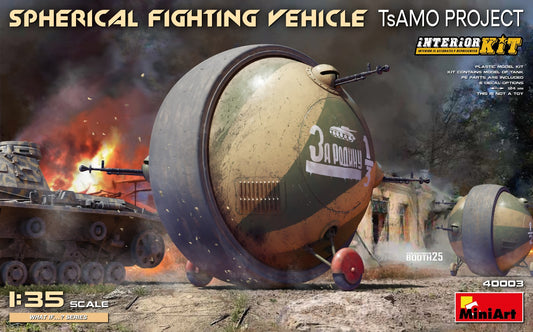 MiniArt Spherical Fighting Vehicle (TsAMO) Int. - 40003 box art