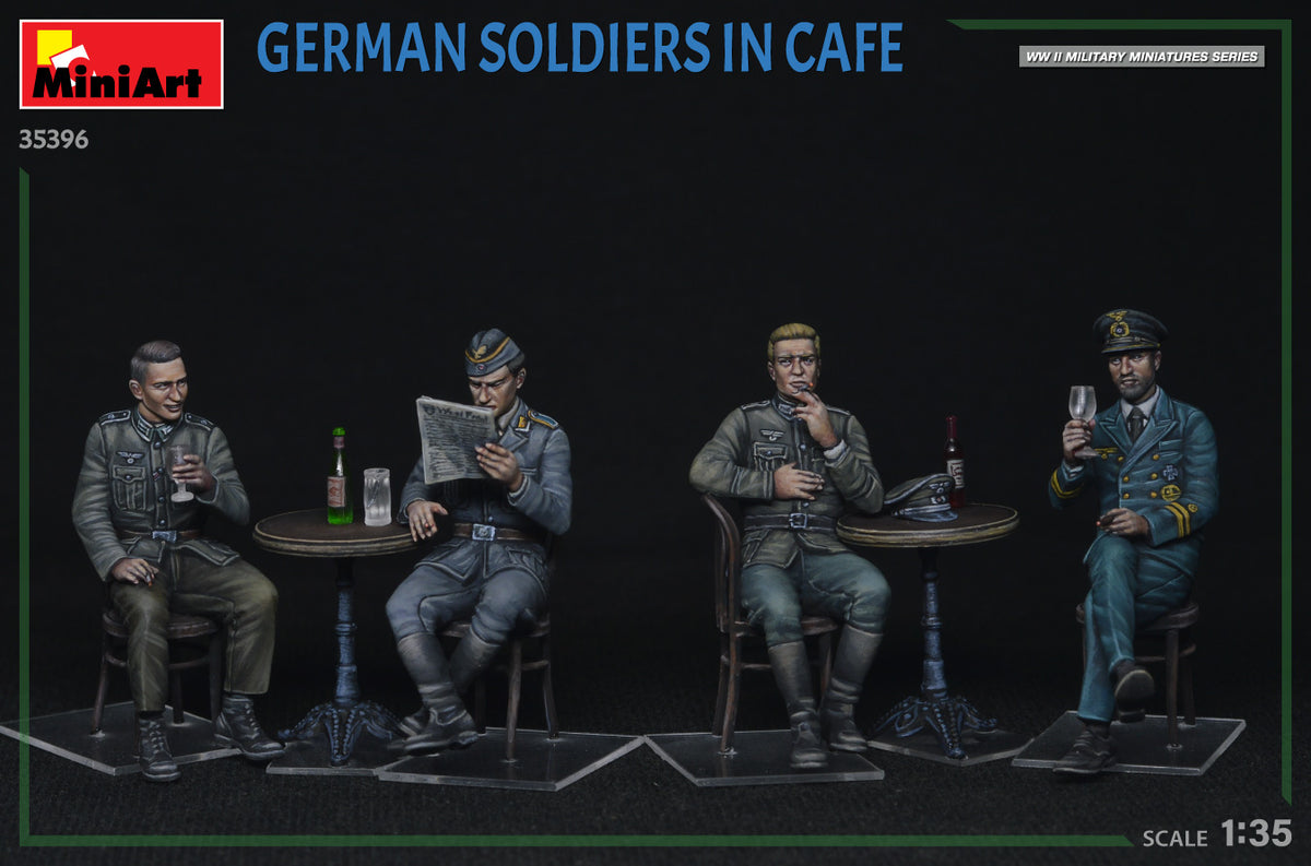MiniArt 1/35 Military - German Soldiers in Cafe - 35396