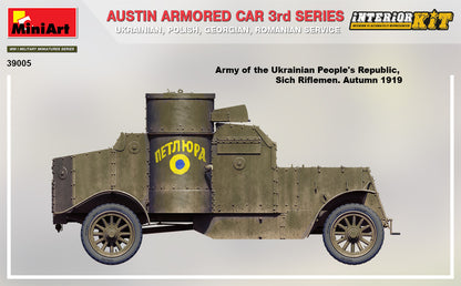 MiniArt 1/35 Military - Austin Armored Car (Interior Kit) - 39005