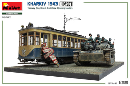 MiniArt 1/35 Military - Kharkiv 1943 - Tram & StugIII Ausf.G Big Set - 36067