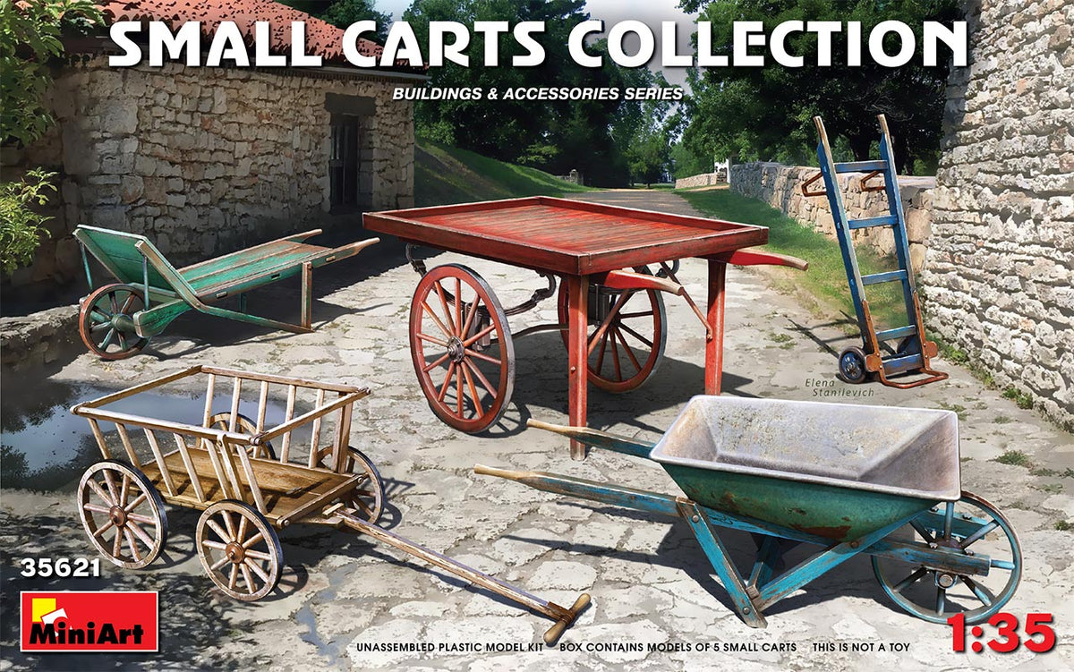 MiniArt Small Carts Collection - 35621 box art