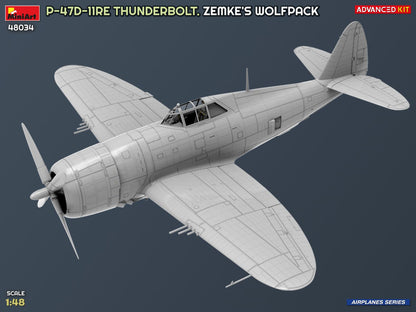 MiniArt 1/48 Aircraft - P-47D-11RE Thunderbolt, Zemke's, AdvKit - 48034