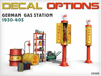 MiniArt 1/35 Military - German Gas Station 1930-40's - 35598