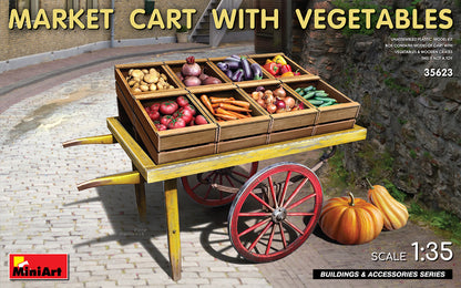 MiniArt Market Cart With Vegetables - 35623 box art