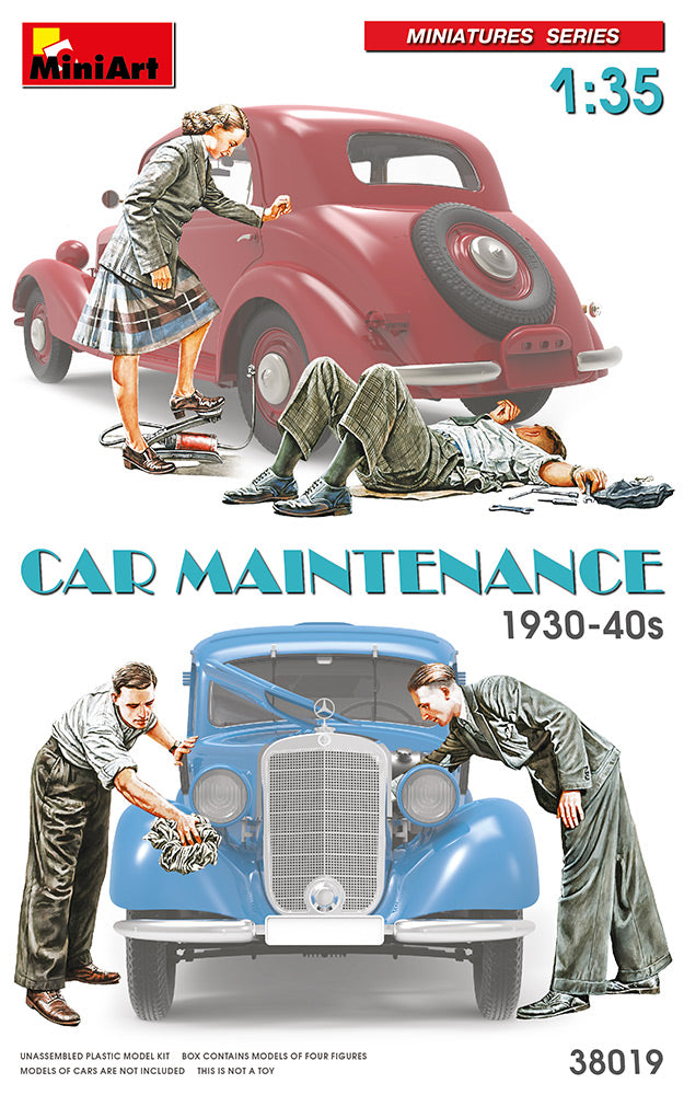 MiniArt Car Maintenance 1930-40's - 38019 box art
