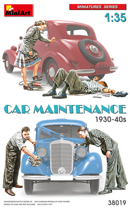 MiniArt Car Maintenance 1930-40's - 38019 box art