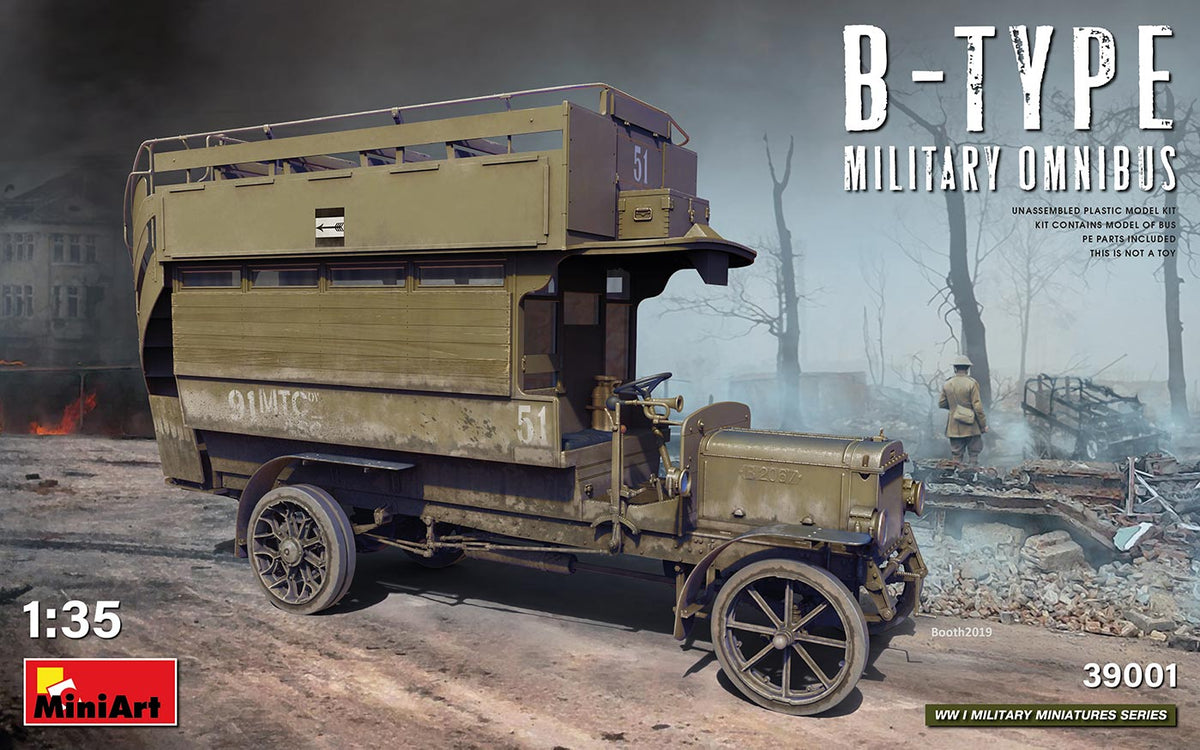 MiniArt B-Type Military Omnibus - 39001 box art