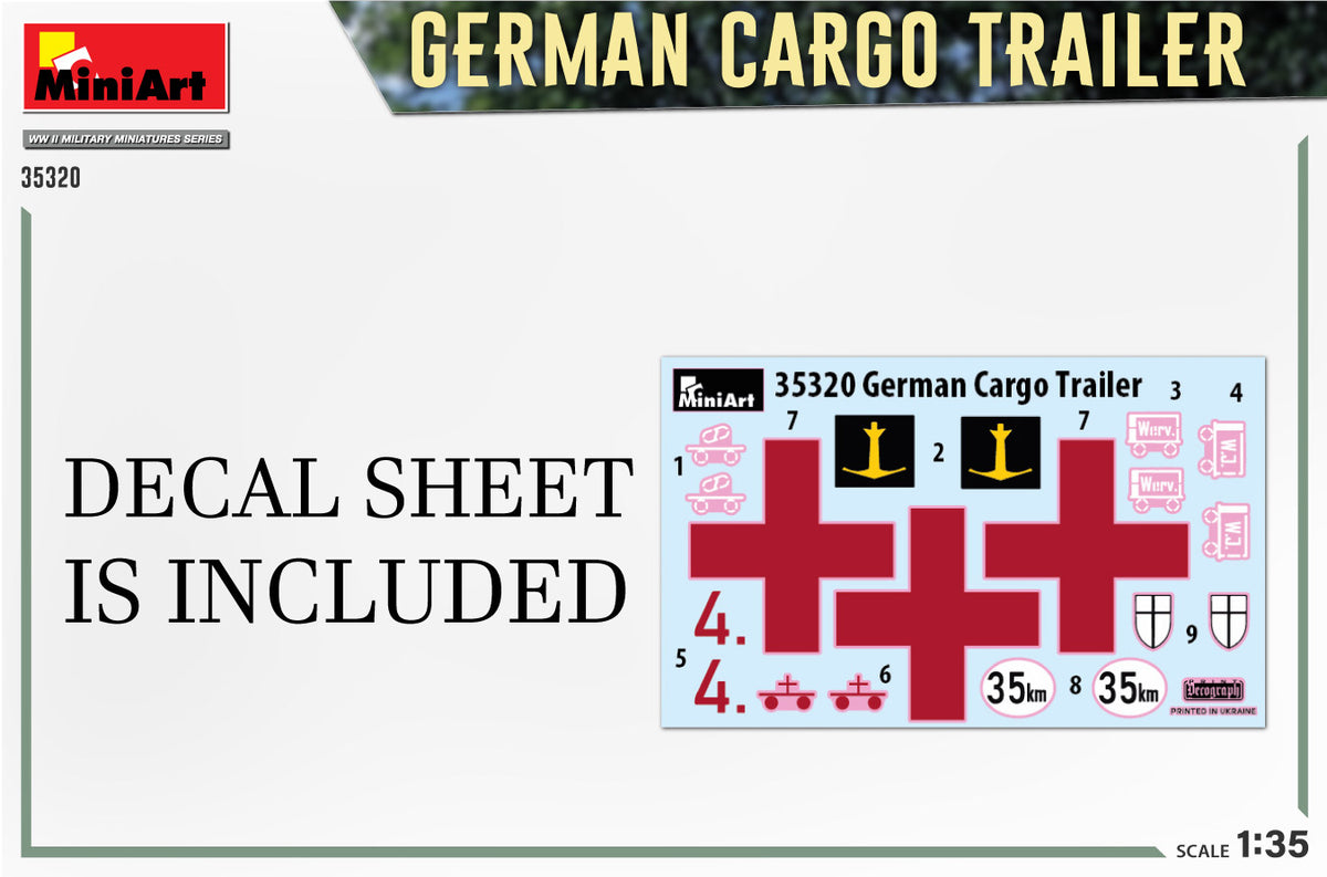 MiniArt 1/35 Military - German Cargo Trailer - 35320