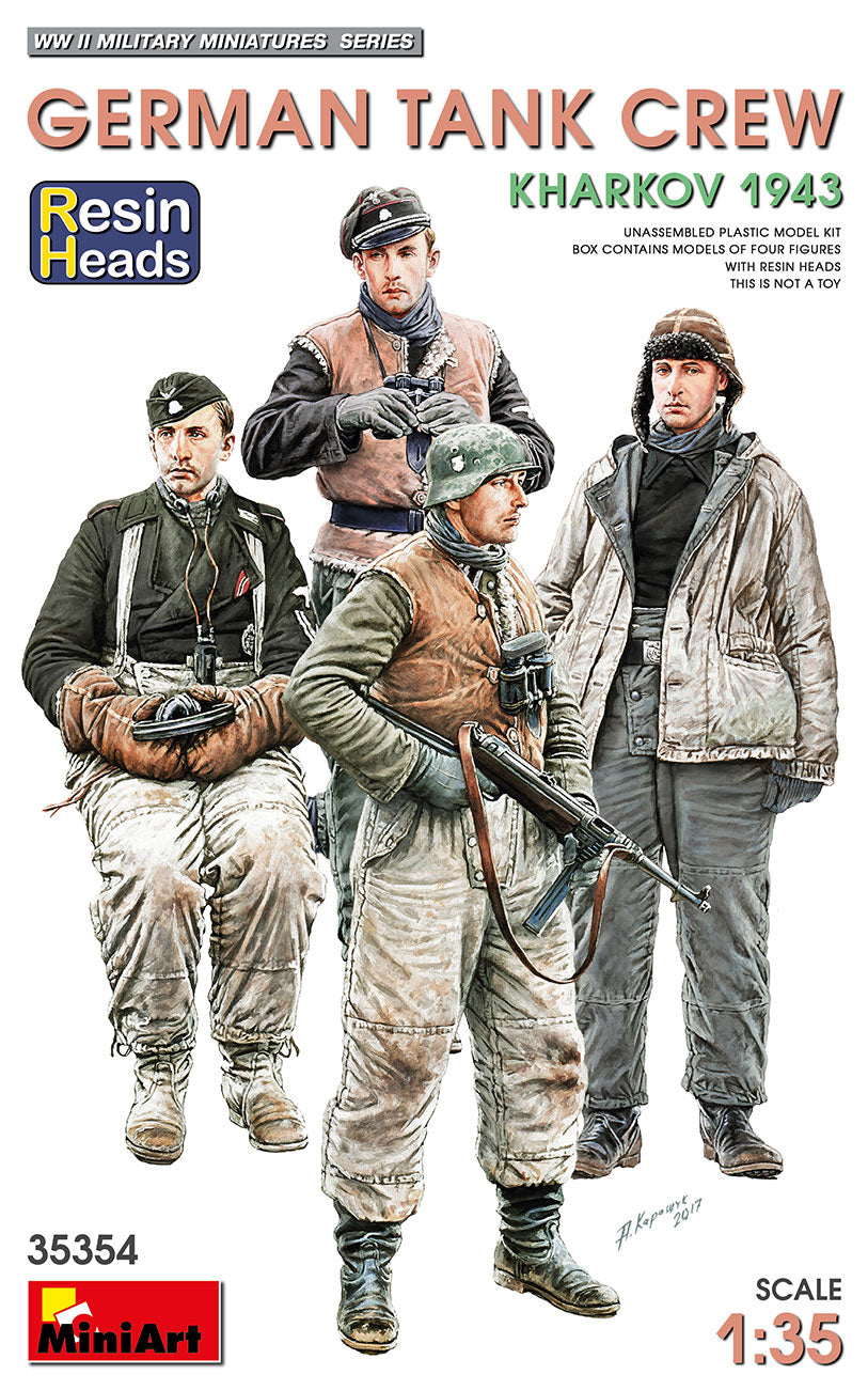 MiniArt German Tank Crew, Kharkov (Resin Heads) - 35354 box art