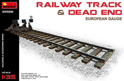 MiniArt Railway Track and Dead End European Gauge - 35568 box art