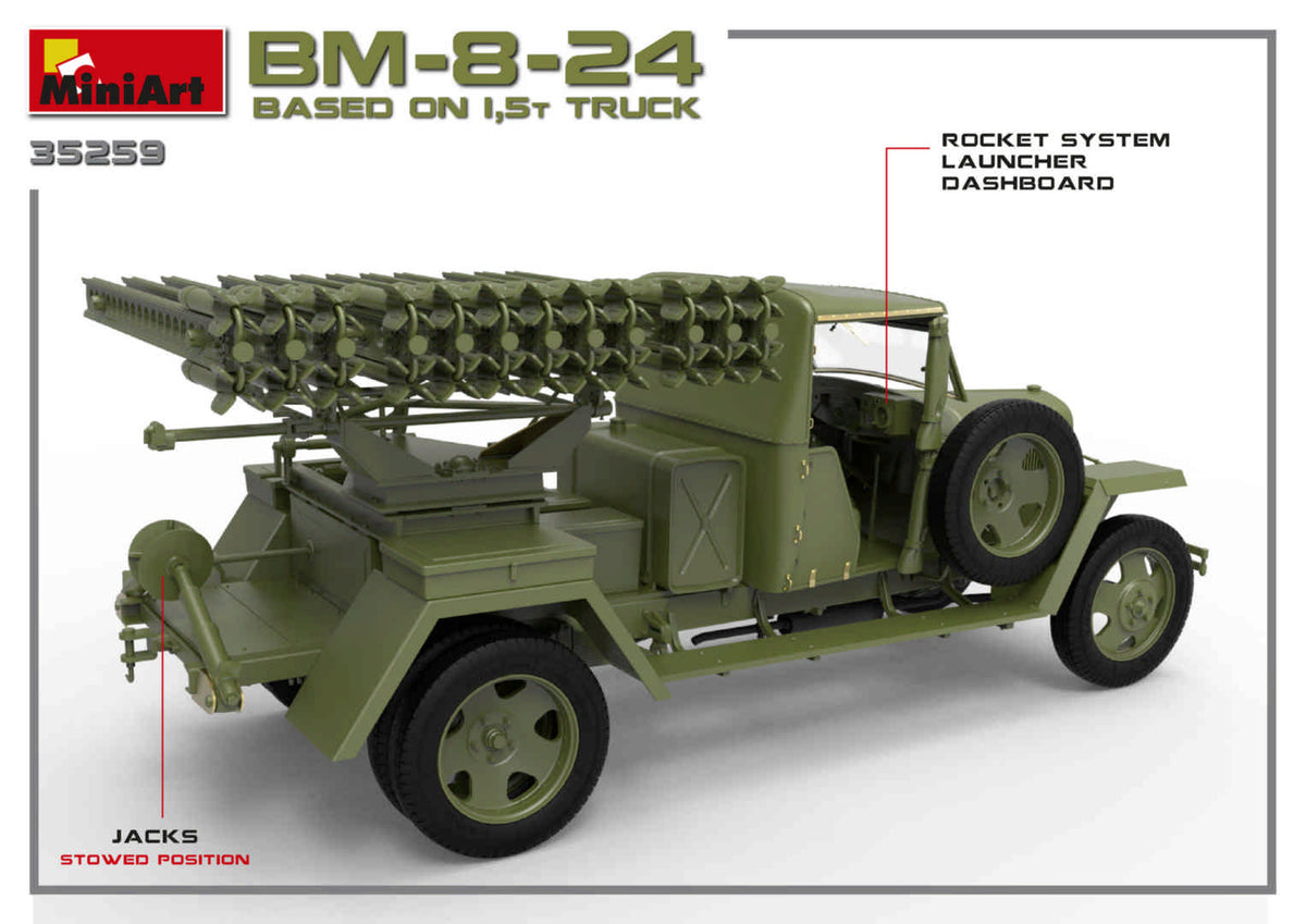 MiniArt 1/35 Military - BM-8-24 Based on 1.5t Truck - 35259