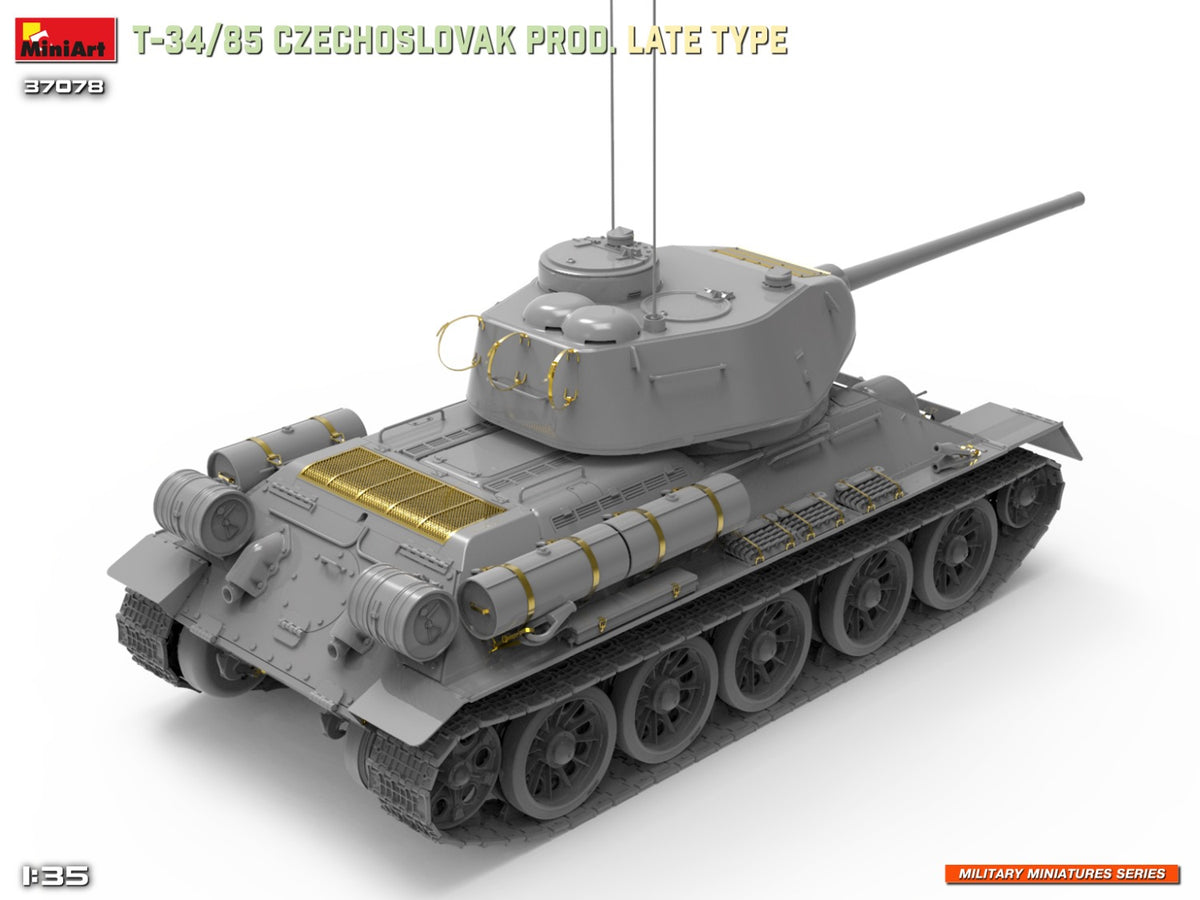 MiniArt 1/35 Military - T34/85 Czechoslovak Prod, Late Type - 37078