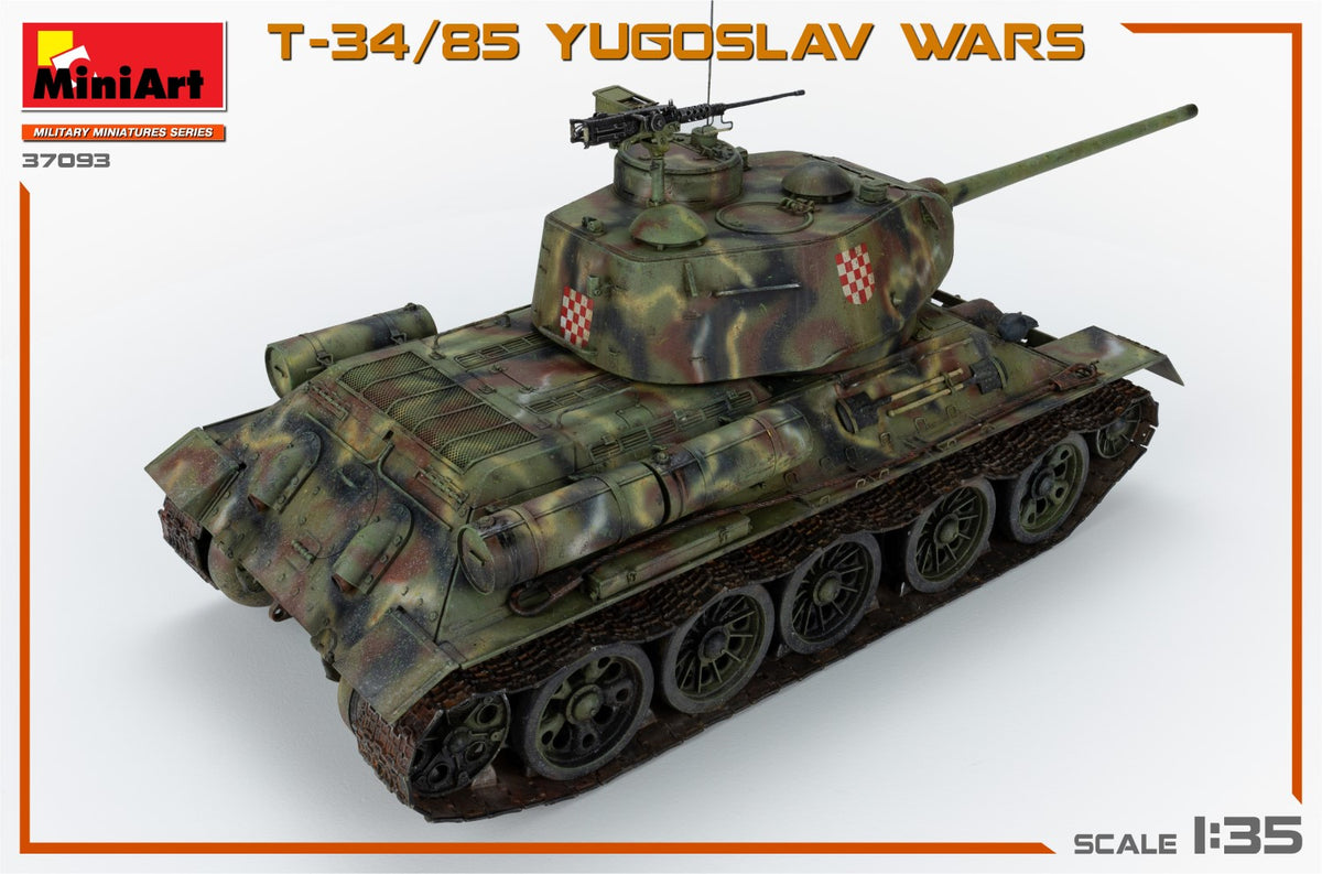 MiniArt 1/35 Military - T34/85 Yugoslav Wars - 37093