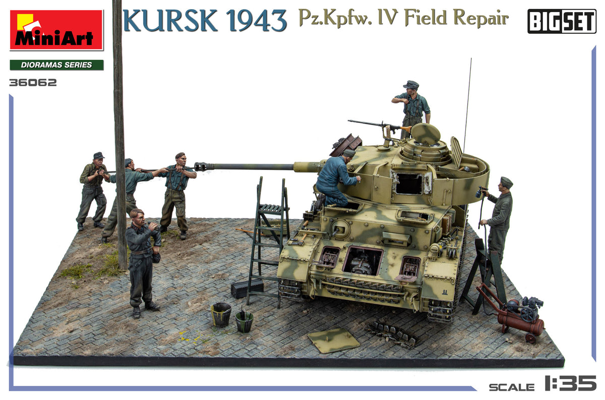 MiniArt 1/35 Military - Kursk 1943 Pz. Kpfw. IV Field Repair Big Set - 36062