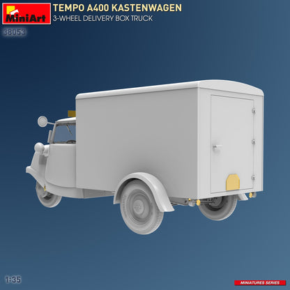 MiniArt 1/35 Military - Tempo A400 Kastenwagen 3-Wheel Box Truck - 38053