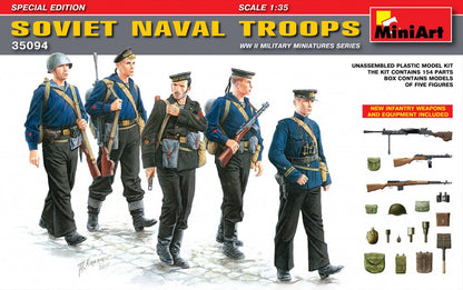 MiniArt Soviet Naval Troops (Special Edition) - 35094 box art