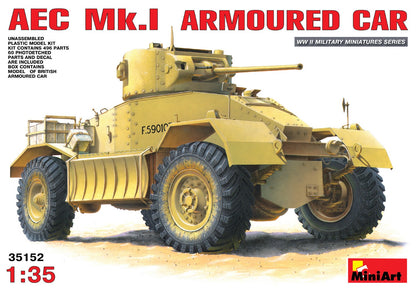 MiniArt AEC Mk.I Armoured Car - 35152 box art