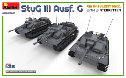 MiniArt 1/35 Military - StuG III Ausf. G Alkett Prod w/ Winterketten - 35362