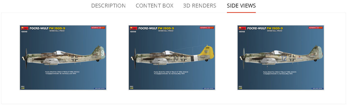 MiniArt 1/48 Aircraft - Focke-Wulf Fw 190D-9 Mimetall Prod, Adv Kit - 48048