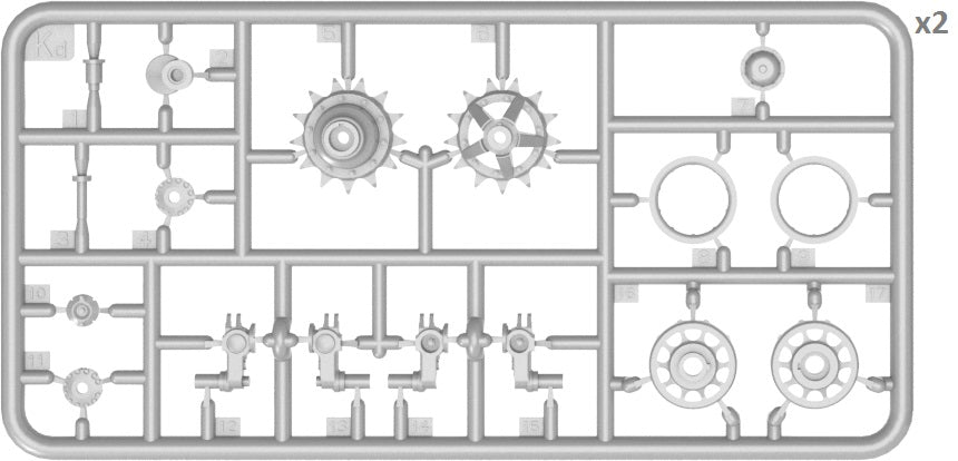 MiniArt 1/35 Military - T-54 Wheels Set Early Type - 37054