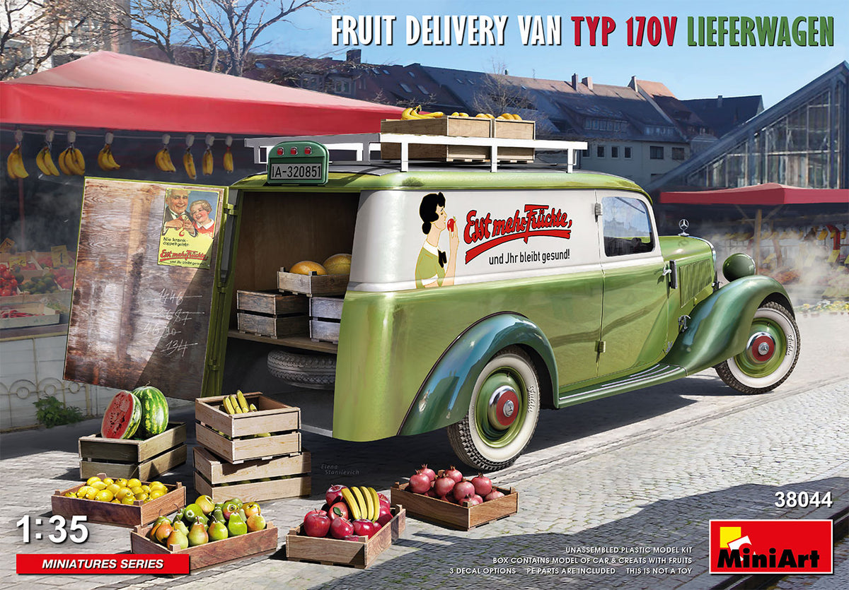 MiniArt Fruit Delivery Van TYP 170V LIEFERWAGEN - 38044 box art