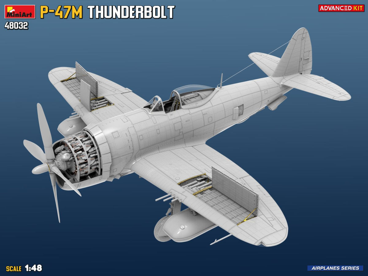 MiniArt 1/48 Aircraft - P-47M Thunderbolt, Advanced Kit - 48032