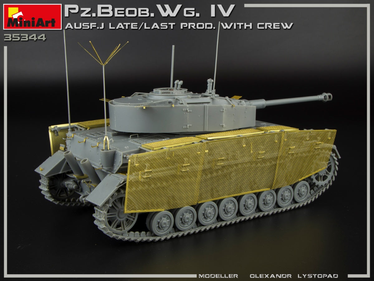 MiniArt 1/35 Military - Pz.Beob.Wg. IV Ausf J Late 2in1 w/ Crew - 35344