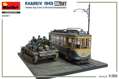 MiniArt 1/35 Military - Kharkiv 1943 - Tram & StugIII Ausf.G Big Set - 36067