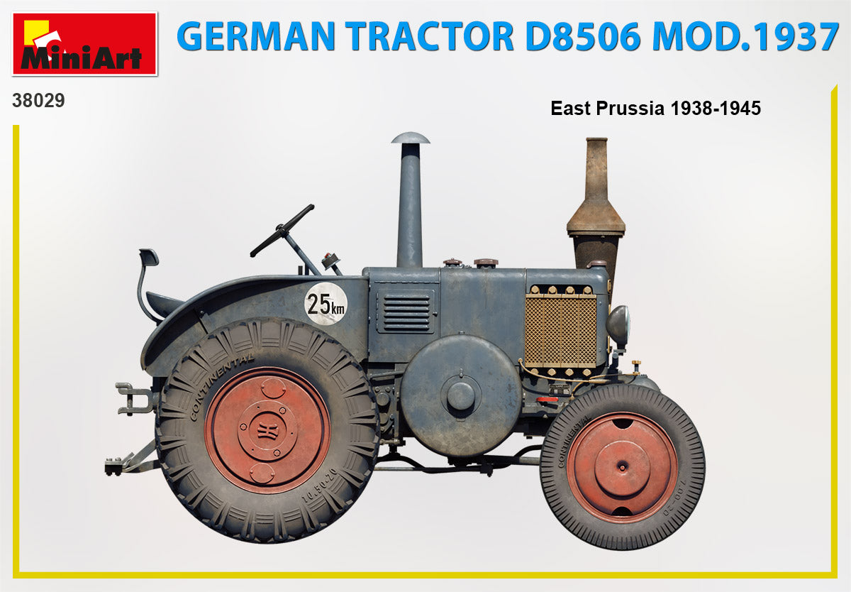 MiniArt 1/35 Vehicles - German Tractor D8506 Mod. 1937 - 38029