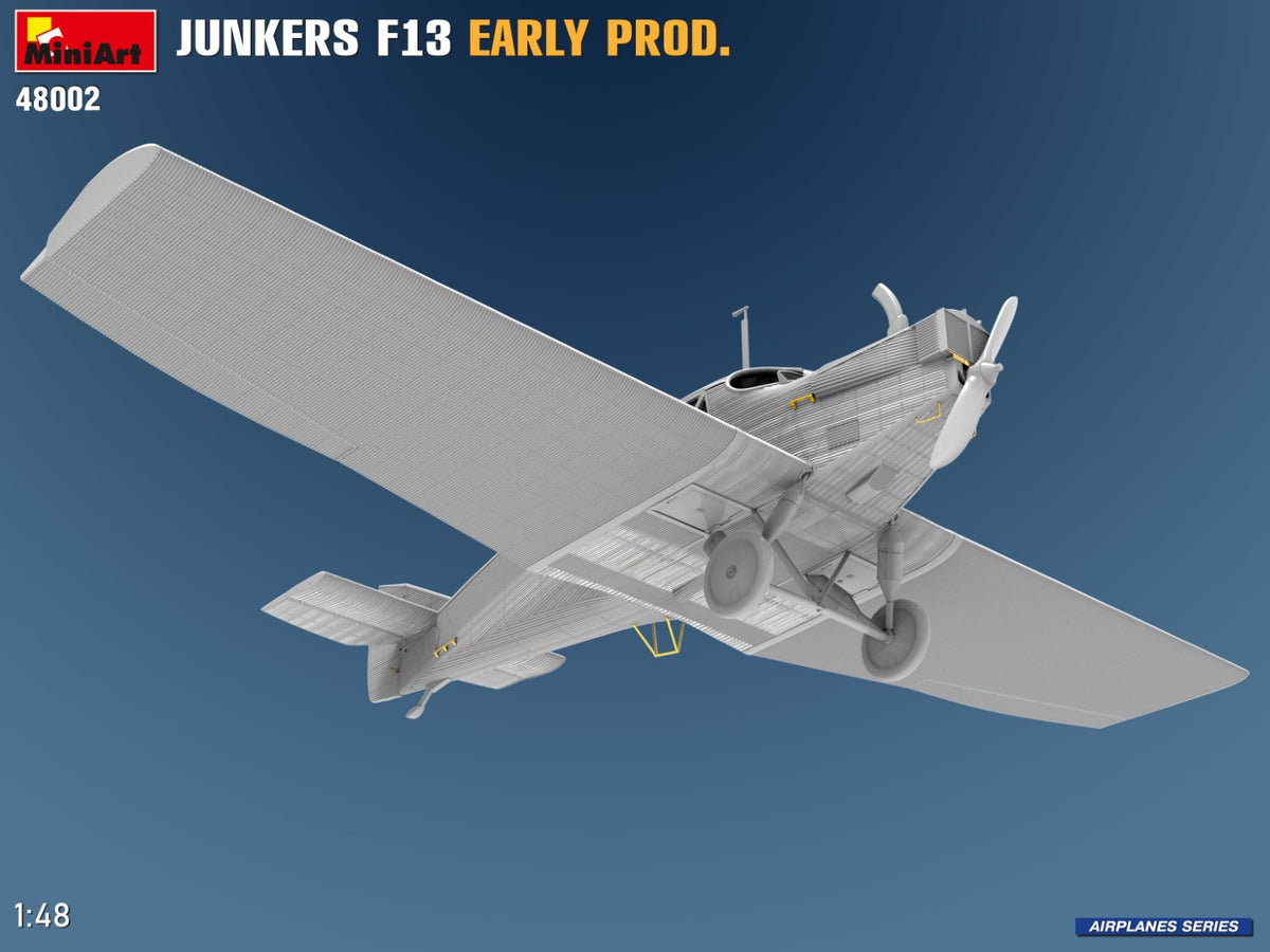MiniArt 1/48 Aircraft - Junkers F13 Early Prod - 48002