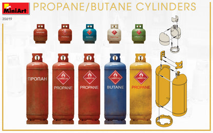 MiniArt 1/35 Military - Propane / Butane Gas Cylinders - 35619