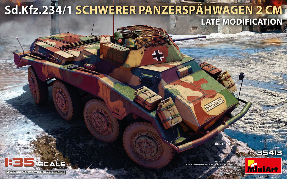MiniArt Sd.Kfz.234/1 Panzerspahwagen (2cm) Late - 35413 box art