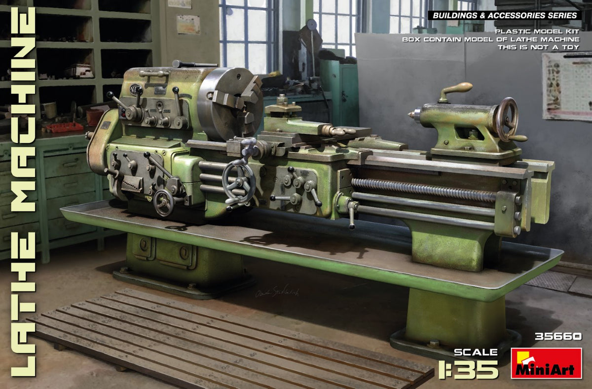 MiniArt Lathe Machine - 35660 box art