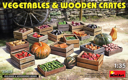 MiniArt Vegtables & Wooden Crates - 35629 box art