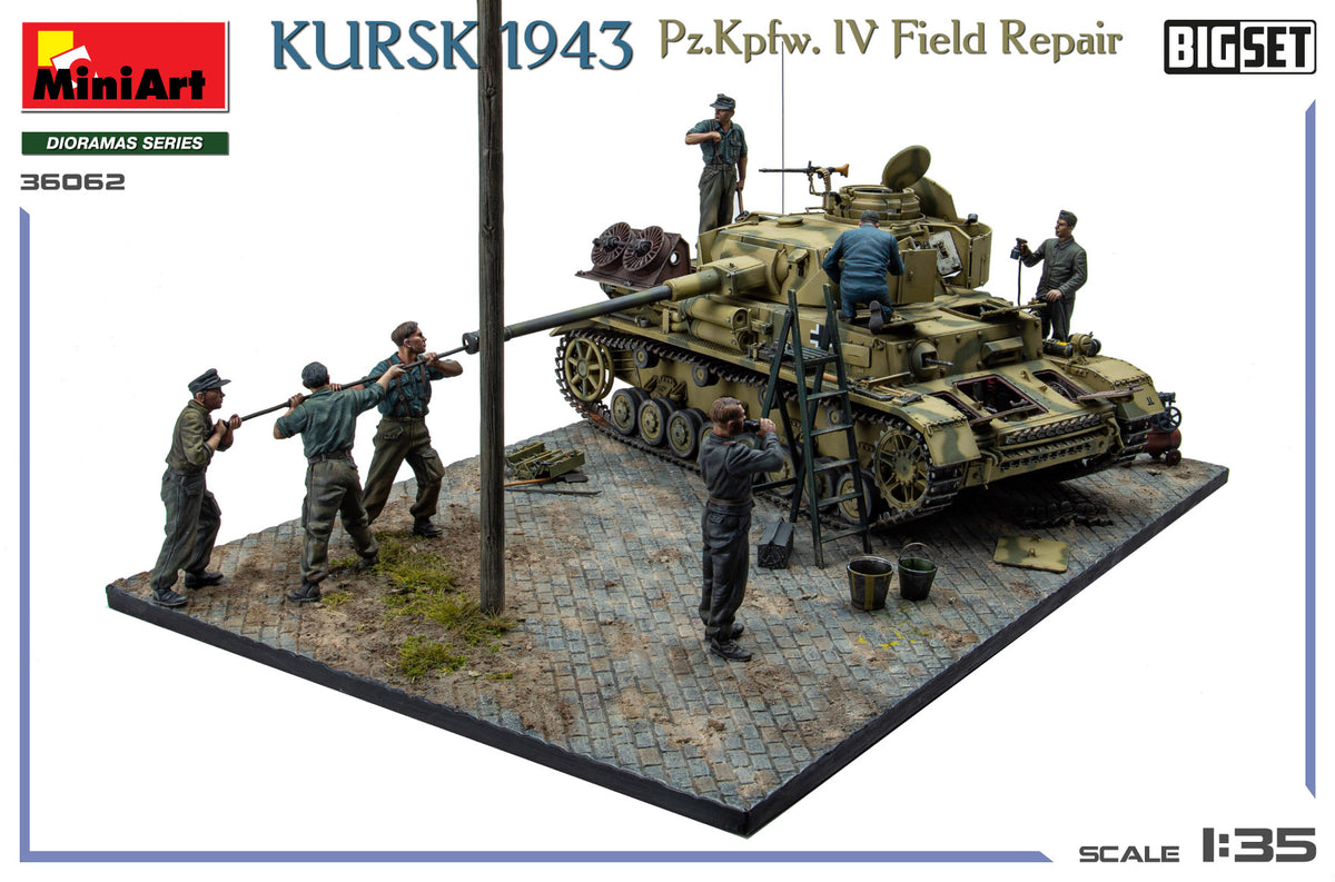MiniArt 1/35 Military - Kursk 1943 Pz. Kpfw. IV Field Repair Big Set - 36062