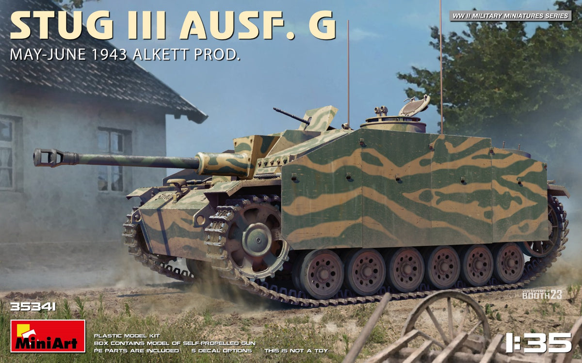 MiniArt StuG III Ausf. G May-June 1943 Alkett Prod - 35341 box art