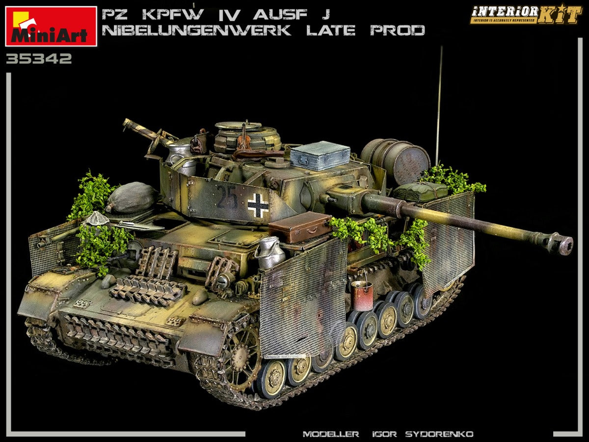 MiniArt 1/35 Military - Pz.Kpfw.IV AusfJ Nibelungenwerk Late - 35342